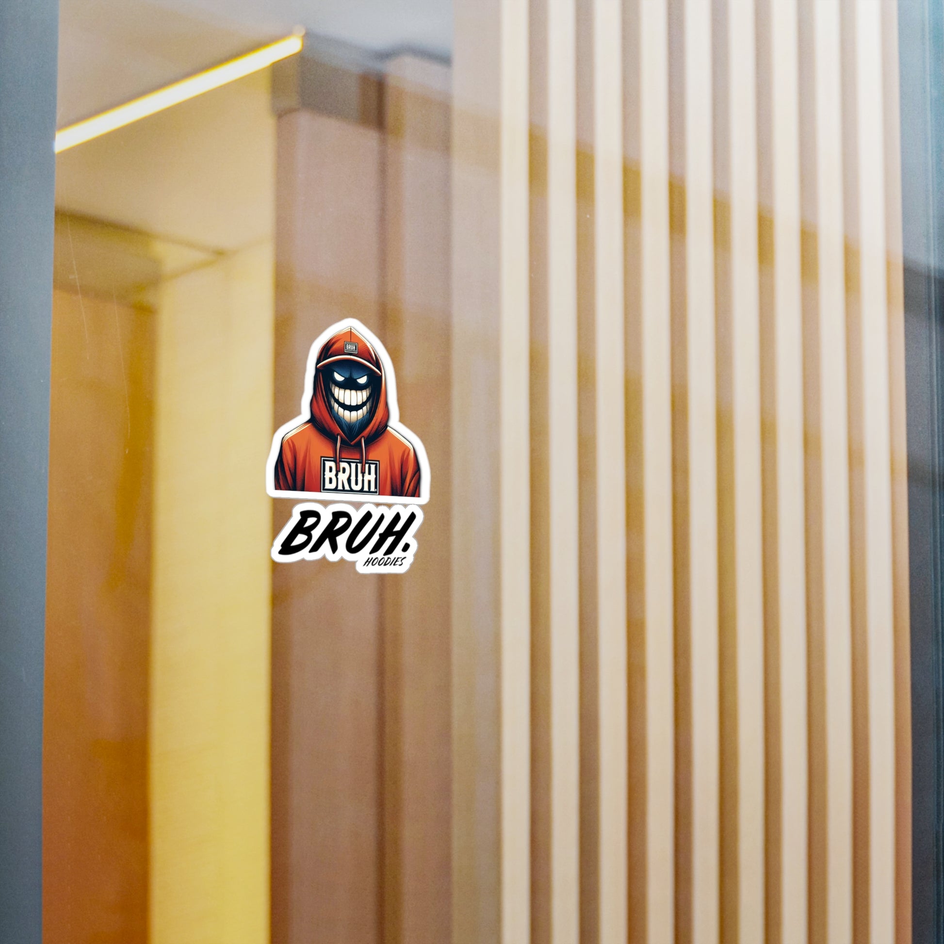 Unleash Your Style: Bruh. Hoodies Sticker - Wearable Art and Comfort Combined!