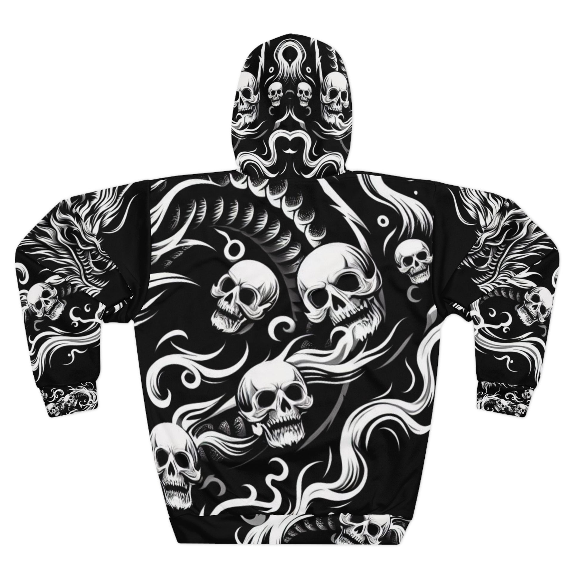 Bruh. Black Dragon Hoodie - Bruh. Hoodies