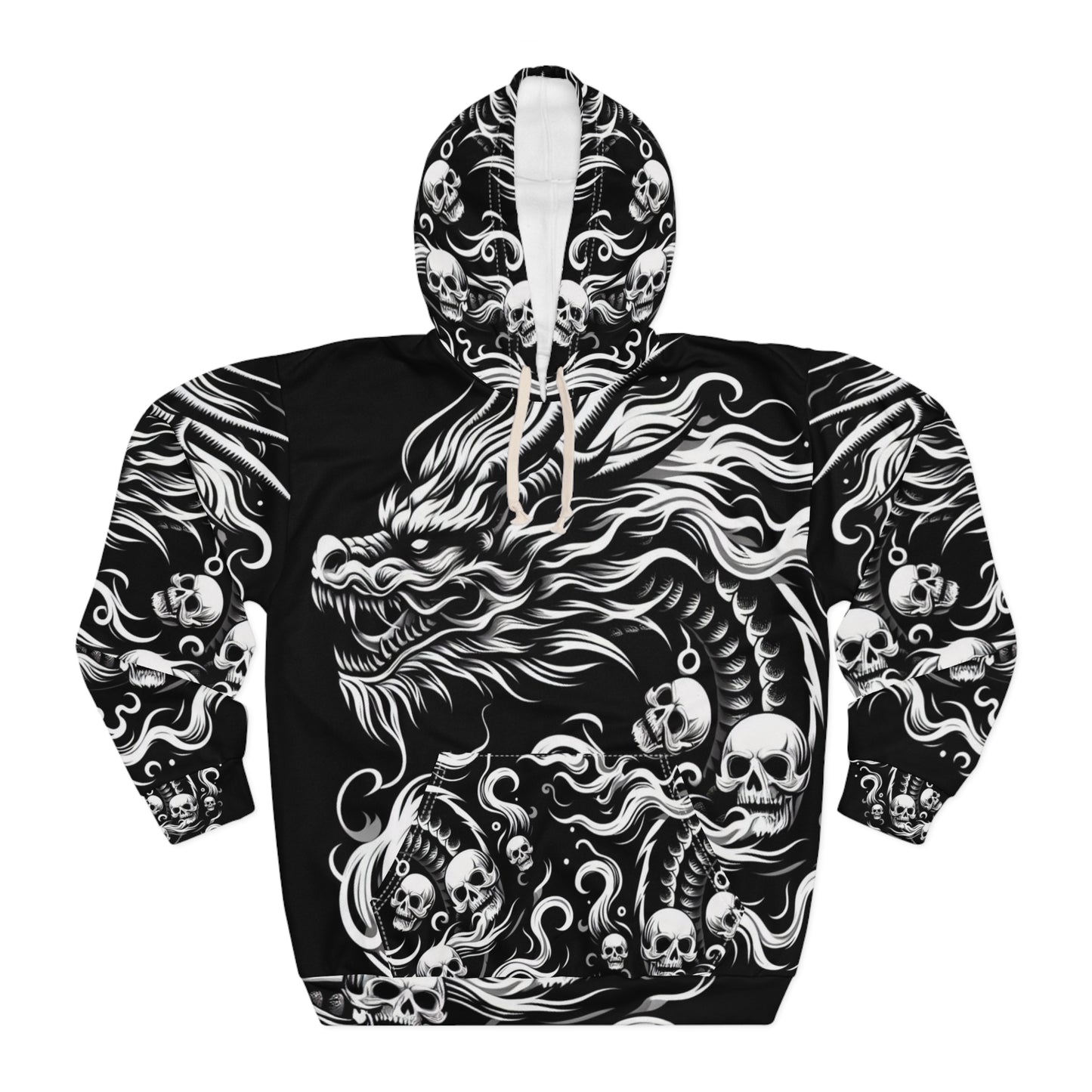 Bruh. Black Dragon Hoodie - Bruh. Hoodies