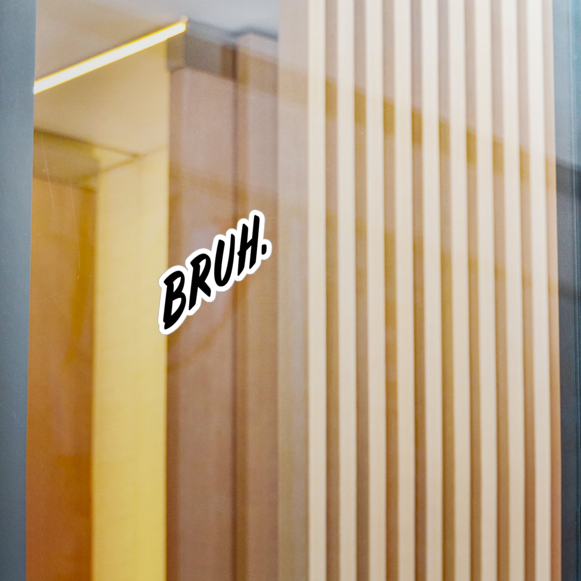 Bruh. Vinyl Decals (Black) - Bruh. Hoodies