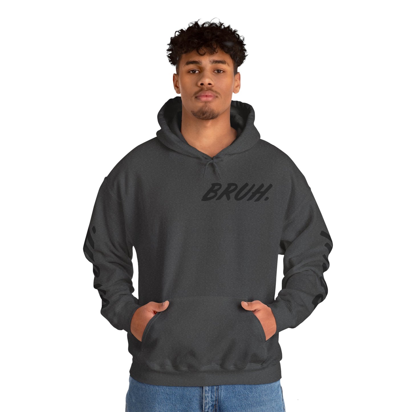 Bruh. Fade Hoodie